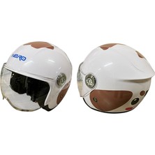 Nero Çocuk Kask Çenesiz 601 Beyaz