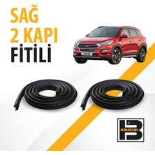 B&M Kauçuk Hyundai Tucson (2015-2020) Sağ Ön ve Arka Kapı Fitili BM03251