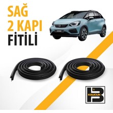 B&M Kauçuk Honda Jazz (2021-2025) Sağ Ön ve Arka Kapı Fitili BM03097