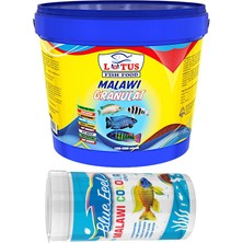 Lotus Malawi Granulat 3 kg Granül Kova, Cichlid Colour 1000ML Balık Yemi