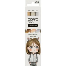 Copic Cıao Layer & Mıx Manga Set Mellow Palette 3 Lu