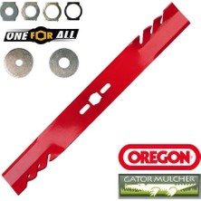 Oregon 69-241-0 Bıçak Düz 43CM One For All Gator Mulcher 7'li Kit