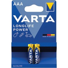 Varta Pil Longlife Power 2'li Ince Pil 3 Adet