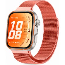 Sneezy Huawei Watch Fit 5 Pro Uyumlu Milanese Örgü Metal Mıknatıslı Ayarlanabilir Kordon