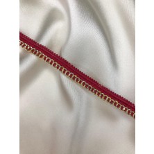 Ezel-In Tekstil Aksesuarları, Dekoratif Simli Biye Şerit, 1 Metre, KOD-P416