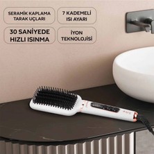 4 Adet King Dolendo KSS1202 Saç Düzleştirici Fırça