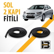 B&M Kauçuk Hyundai Accent (2012-2018) Sol Ön ve Arka Kapı Fitili BM03351