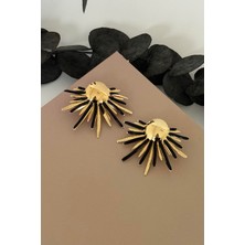 Nuva Atelier Eryon Siyah Küpe