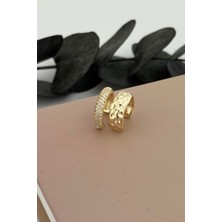 Nuva Atelier Velrix Gold Kıkırdak Küpe