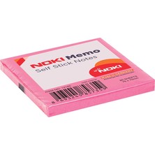 Noki Memo 75X75 mm Post It Yapışkanlı Not Kağıdı Koyu Pembe
