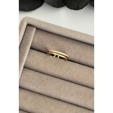Nuva Atelier Lusty Circle Gold Yüzük