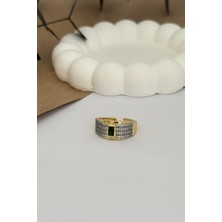 Nuva Atelier Loan Green Yüzük