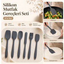 PratikBir Silikon Spatula ve Fırça Seti
