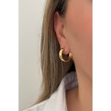 Nuva Atelier Halka Gold Küpe