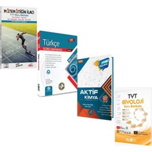 Akm Kitap Acil Matematiğin Ilacı Bilgi Sarmal Türkçe Aktif Kimya ve Biyotik Biyoloji Soru Bankası Seti 4 Kitap