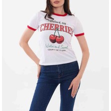 Radiant Baskılı Kadın T-Shirt