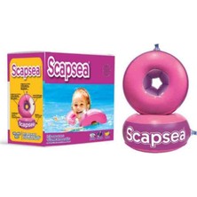 Scapsea 10-40 kg Çocuk Yüzme Kolluğu Pembe İçi Dolgulu Güvenli Tasarım ile Eğlenceli Su Deneyimi