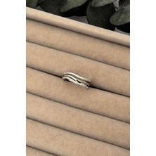 Nuva Atelier Spiral Desenli Silver Yüzük