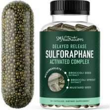 SM Nutrition Smnutrition Sulforaphane 60 Capsul Broccoli Sprouts Nrf2 Activation Immune Glucoraphanin  Myrosinase.usa.