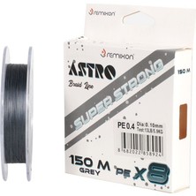 Remixon Astro 0.13MM 150M Gri 8 Örgü Ip Misina 8.2kg Çeker