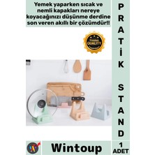 Wintoup #mutfak Organizer Tezgah Üstü Modern Pratik Tencere Kapağı Kesme Tahtası Tutucu Mutfak Standı