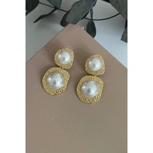 Nuva Atelier Molten Pearl Küpe