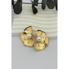 Nuva Atelier Flower Pearl Küpe