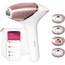 Philips Lumea IPL 9900 BRP958  BRI947LAZER Epilasyon Cihazı 4 Akıllı Başlık Beyaz - Bronz Renkli