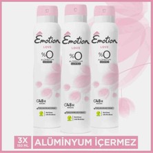 Emotion Love Alüminyumsuz Vegan Kadın Deodorant 150X3 ml