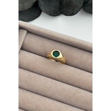 Nuva Atelier Solid Green Yüzük