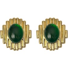 Nuva Atelier Ceora Yeşil Küpe