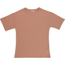 Civil Boys Basic Petek 6-9 Yaş Tişört - Pudra