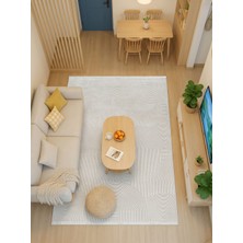 Days In Colours Begonvil BG006 Beyaz Uzun Ömürlü Yumuşak Dokulu Oturma Odası Mutfak Koridor Yatak Odası Salon Halısı Yolluk Halı