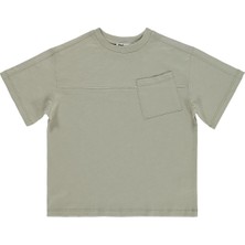 Civil Boys Basic Flamlı 6-9 Yaş Tişört - Gri