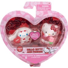 Hello Kitty Hello Kıtty 2 Fıgure Pack Tulıp,cınnamoroll Heart