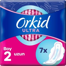 Orkid Ultra Hijyenik Ped 7 Adet Tekli Paket Extra Uzun Kullanım İçin Tasarlandı