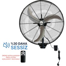 Farken 65cm Uzaktan Kumandalı Endüstriyel Vantilatör 150 W Güç, Sessiz Çalışma Özelliği
