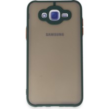 Youday Home Galaxy J7 Kılıf Montreal Silikon Kapak - Yeşil