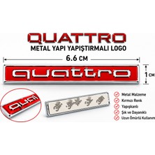 EP Garaj Otomotiv Audı Quattro Metal Yapıştırmalı Logo
