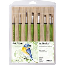 Da Vinci : Fit Sentetik Çok Amaçlı Fırça Seti (Bambu Korumalı)