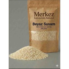 Merkez Kuruyemiş ve Baharat 🌿 Susam 200 gr | Taze ve Doğal Susam | Simit Poğaça Kurabiye ve Salatalar Için ✨🥯🥗🌱