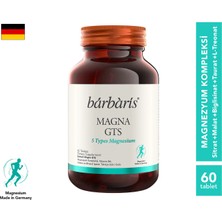 Barbaris Magna Gts 60 Tablet Magnezyum ve Vitamin D İçeren Besin Takviyesi Almanya Menşeli