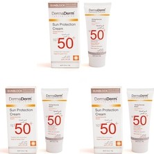 Dermaderm Güneş Kremi SPF 50 Tüm Cilt Tipleri İçin Yüksek UVA/UVB Koruma 100 ml Onarıcı Özellik