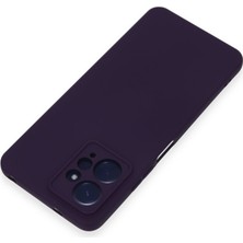 Youday Home Redmi Note 12 4g Kılıf Nano Içi Kadife Silikon - Mor