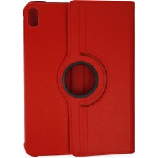 Youday Home iPad 2022 10.9 (10.nesil) Kılıf 360 Tablet Deri Kılıf - Kırmızı