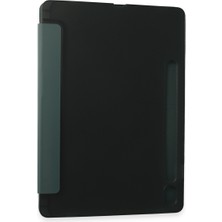 Youday Home Galaxy Tab A9 Plus Kılıf Kalemlikli Mars Tablet Kılıfı - Koyu Yeşil