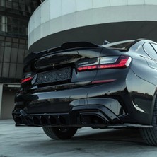 TMZ Garage Bmw 3 Serisi G20 2018-2022 Arka Difüzör M Paket Uyumlu Piano Black Difüzör