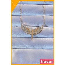Havor Zirkon Taşlı Kararmaz Kolye 45CM Uzunluk