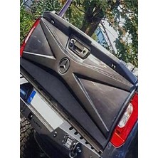TMZ Garage 2017 ve Üzeri Uyumlu Mercedes x Class Arka Bagaj Kaplama Kabartma Koruma Dodik