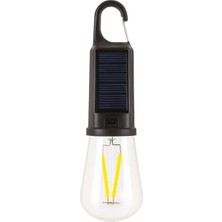 Panther PT-331 Şarjlı Solar Kamp Lambası LED Ampul ile Plastik Malzemeden Üretilmiş